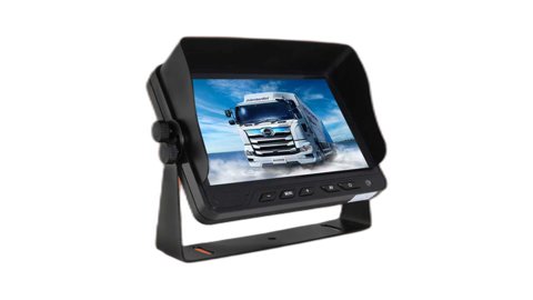 7" HD monitor, 2-channel input, IPS, sunshade