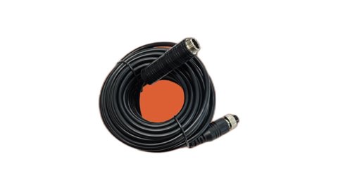 AHD camera extension cable, 4-pin M12 (3M base; longer lengths up to 30M priced higher)