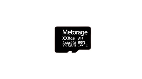 Industrial microSD card, 64GB (UHS-I, 3D TLC)